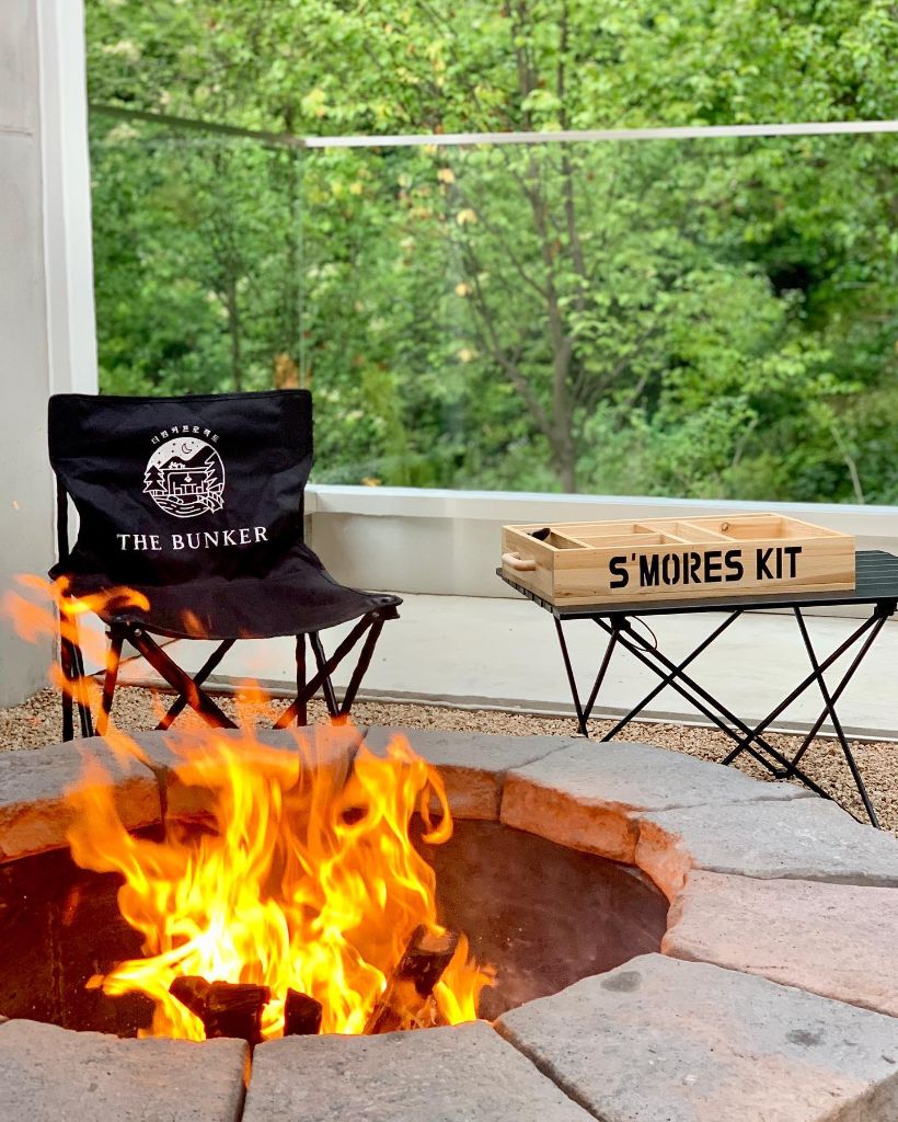 D동 캠프파이어